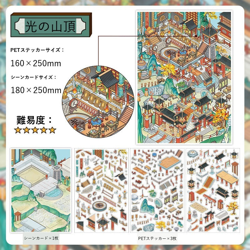 InfeelMe Japanese detail infeelme-open-today-34-3d-scene-sticker open-34-02.jpg